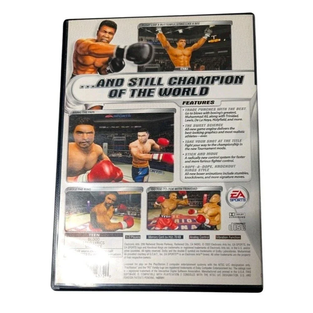 Knockout Kings 2002 (Sony PlayStation 2 PS2) EA Sports Boxing Game Disc & Case